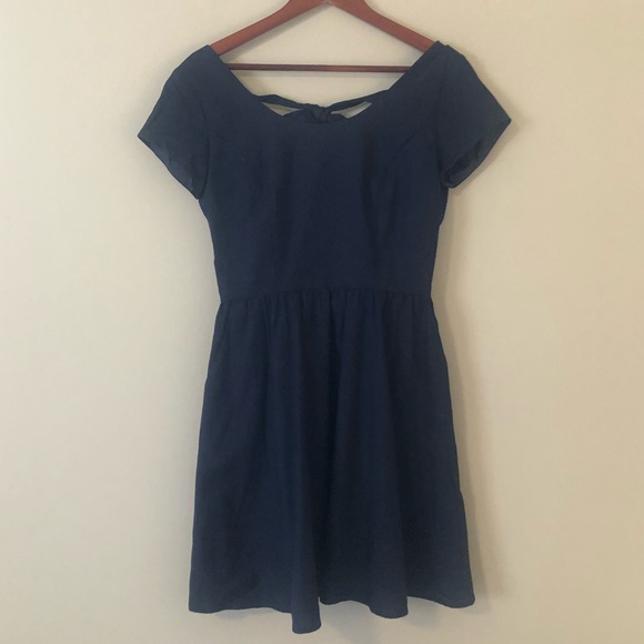 Lauren James scoop neck tie back dress - Picture 4 of 5